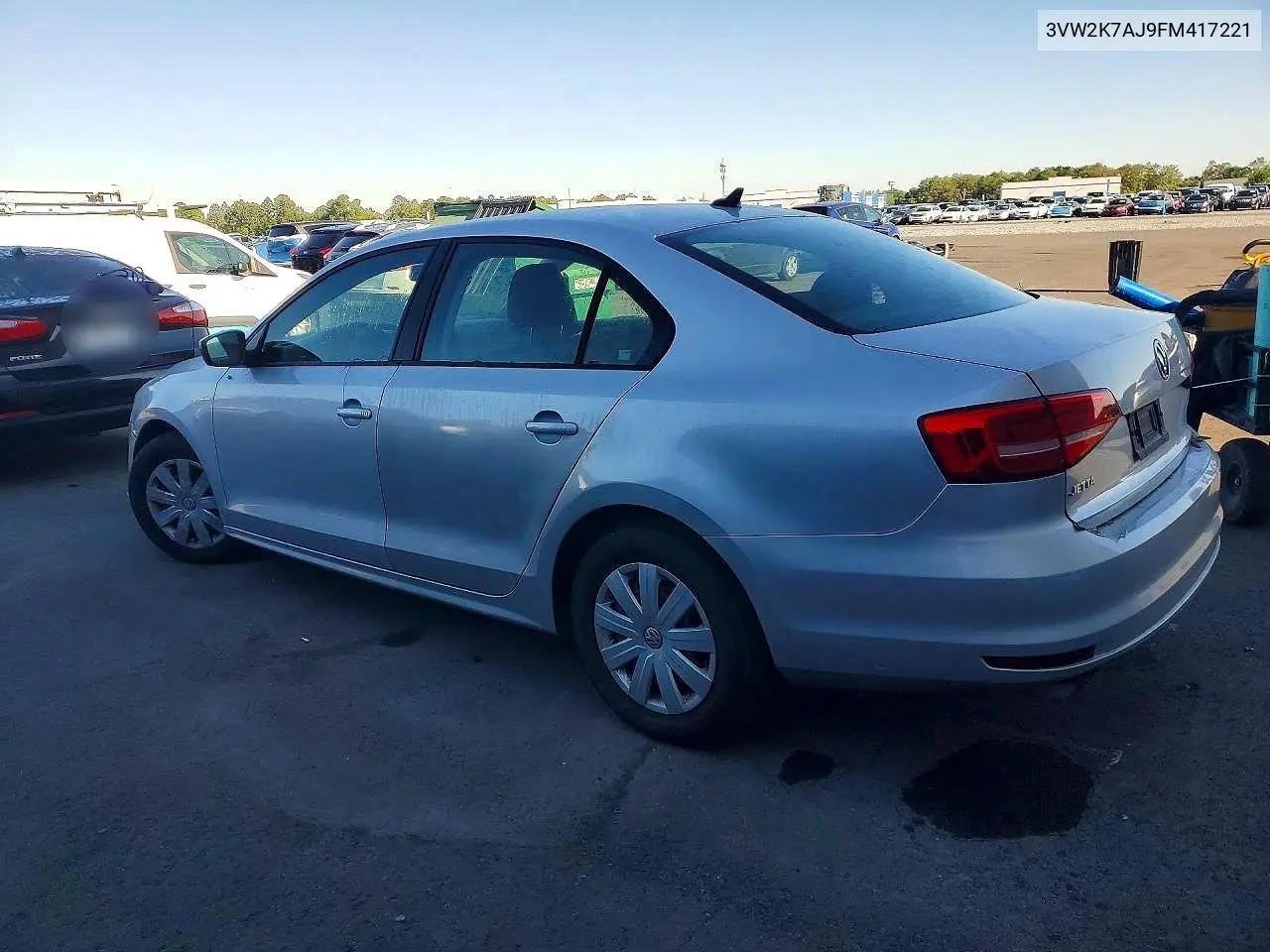 2015 Volkswagen Jetta Base VIN: 3VW2K7AJ9FM417221 Lot: 51899666
