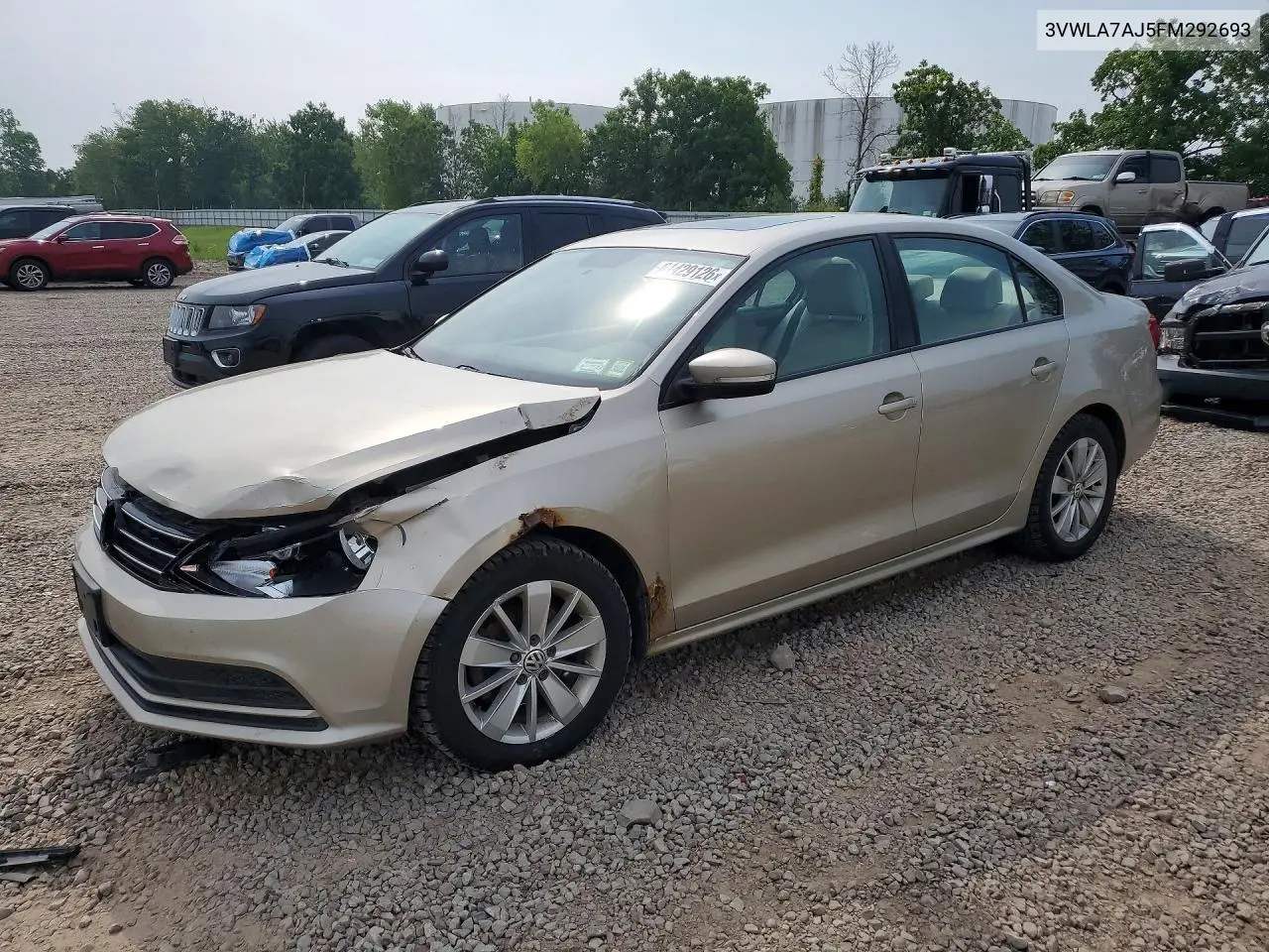 2015 Volkswagen Jetta Tdi VIN: 3VWLA7AJ5FM292693 Lot: 61429126