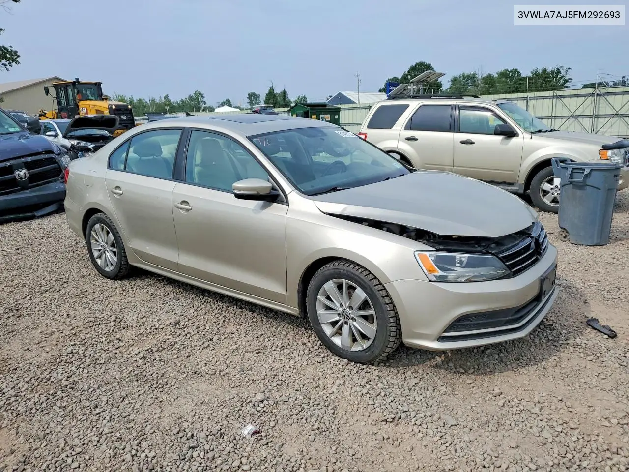 2015 Volkswagen Jetta Tdi VIN: 3VWLA7AJ5FM292693 Lot: 61429126