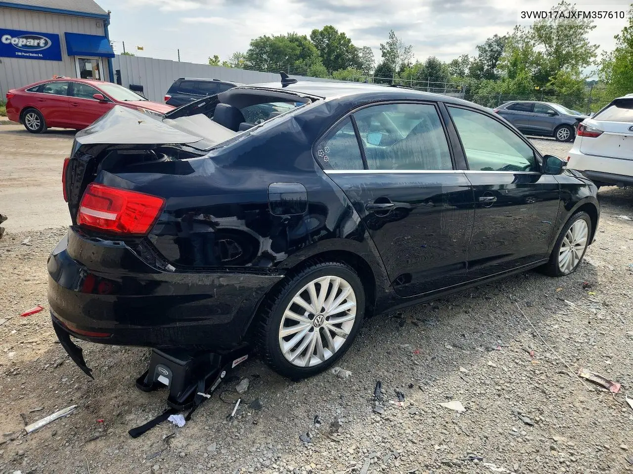 2015 Volkswagen Jetta Se VIN: 3VWD17AJXFM357610 Lot: 61549116