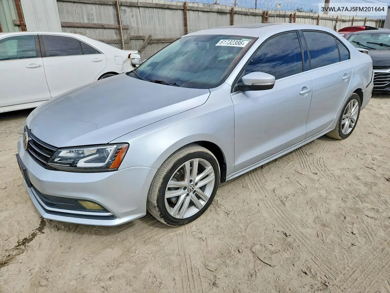 2015 Volkswagen Jetta Tdi VIN: 3VWLA7AJ5FM201664 Lot: 61732386