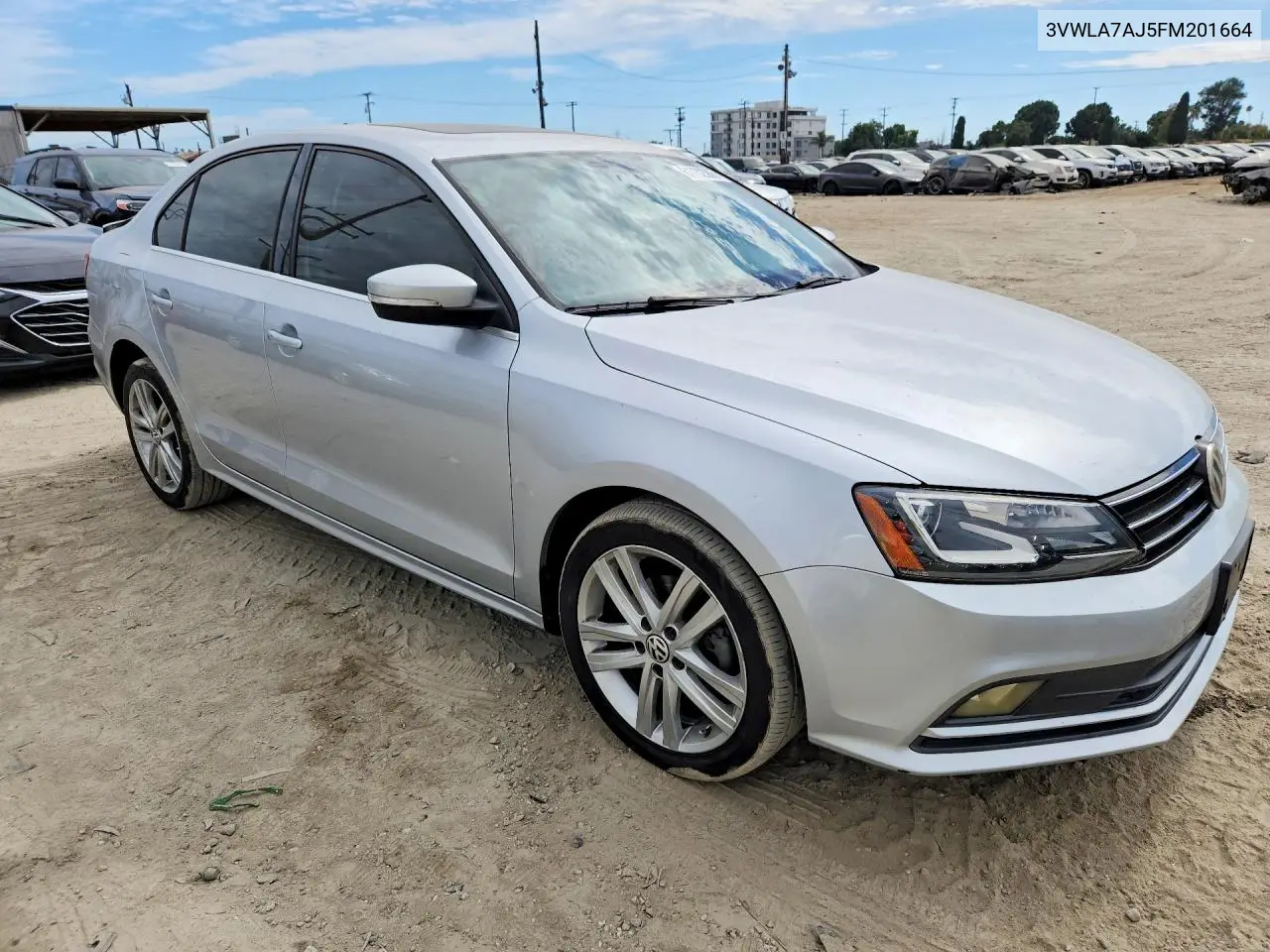2015 Volkswagen Jetta Tdi VIN: 3VWLA7AJ5FM201664 Lot: 61732386