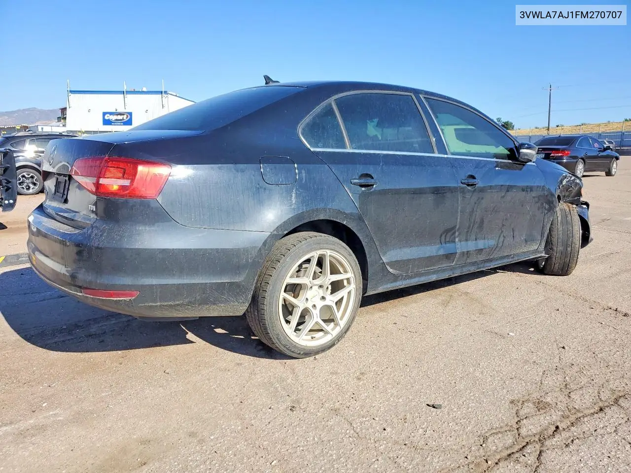 2015 Volkswagen Jetta Tdi VIN: 3VWLA7AJ1FM270707 Lot: 61793326