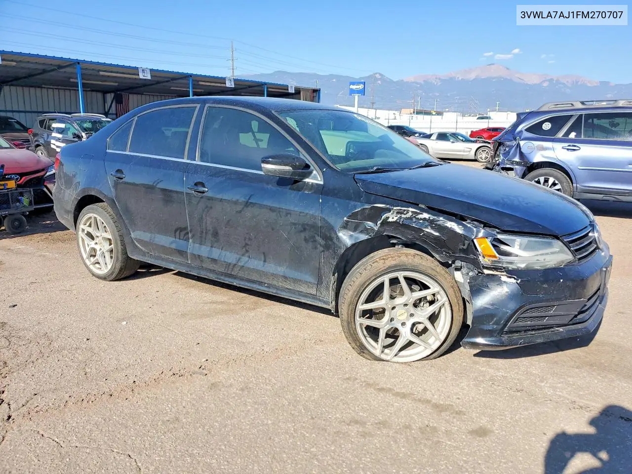 2015 Volkswagen Jetta Tdi VIN: 3VWLA7AJ1FM270707 Lot: 61793326