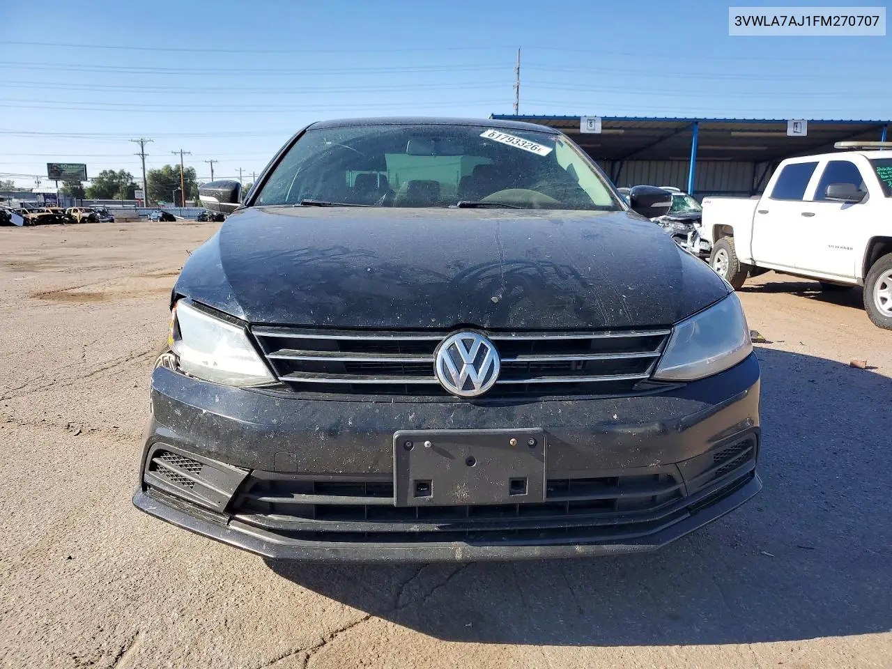 2015 Volkswagen Jetta Tdi VIN: 3VWLA7AJ1FM270707 Lot: 61793326