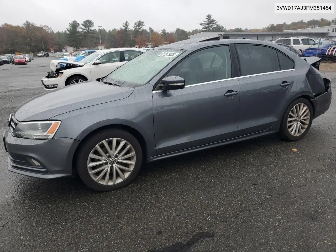 3VWD17AJ3FM351454 2015 Volkswagen Jetta Se