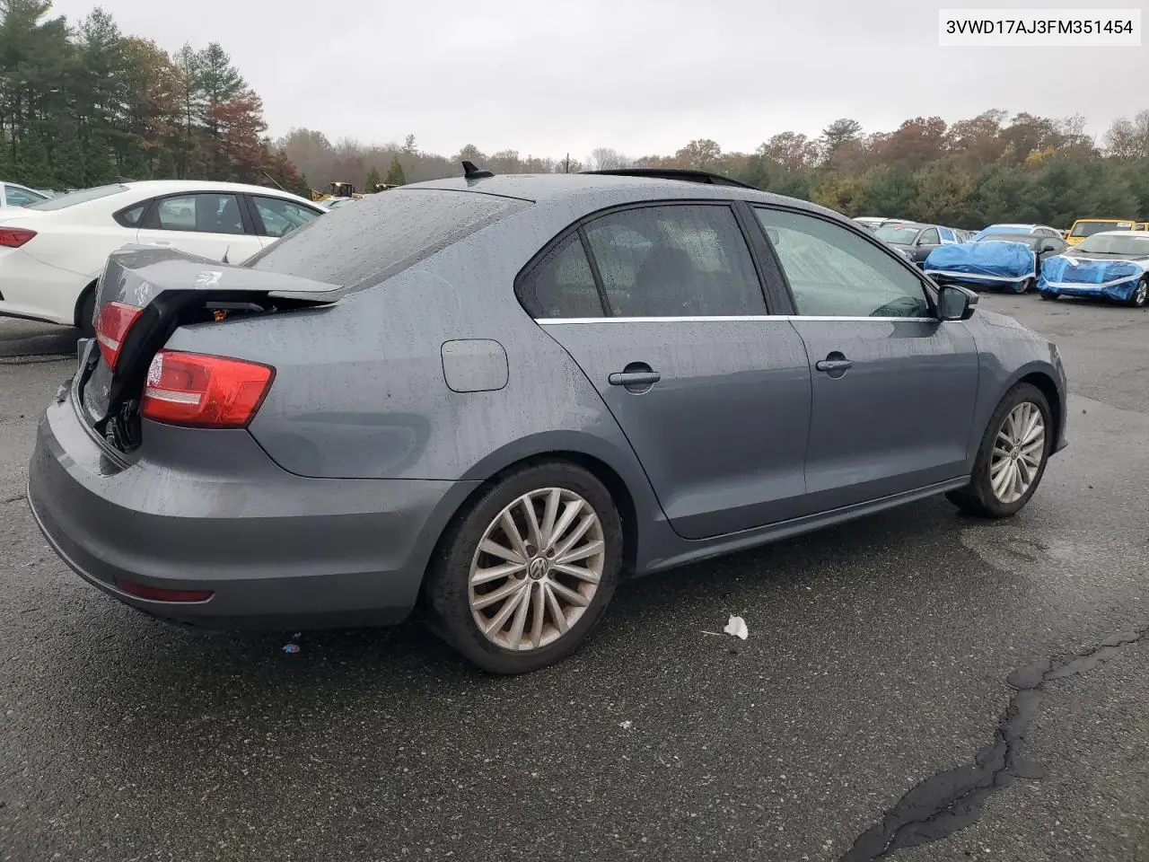 3VWD17AJ3FM351454 2015 Volkswagen Jetta Se
