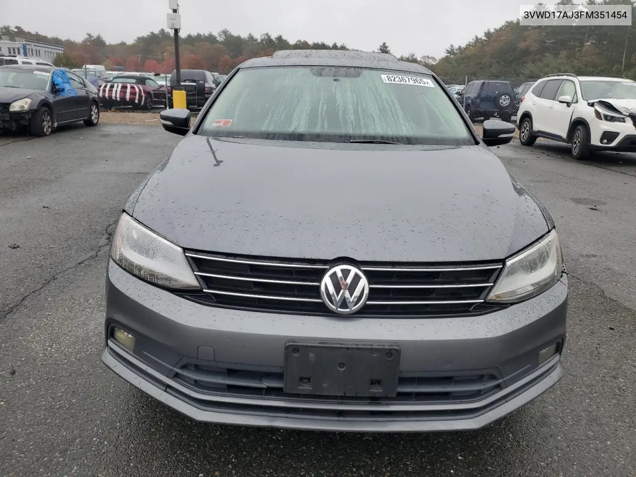 3VWD17AJ3FM351454 2015 Volkswagen Jetta Se