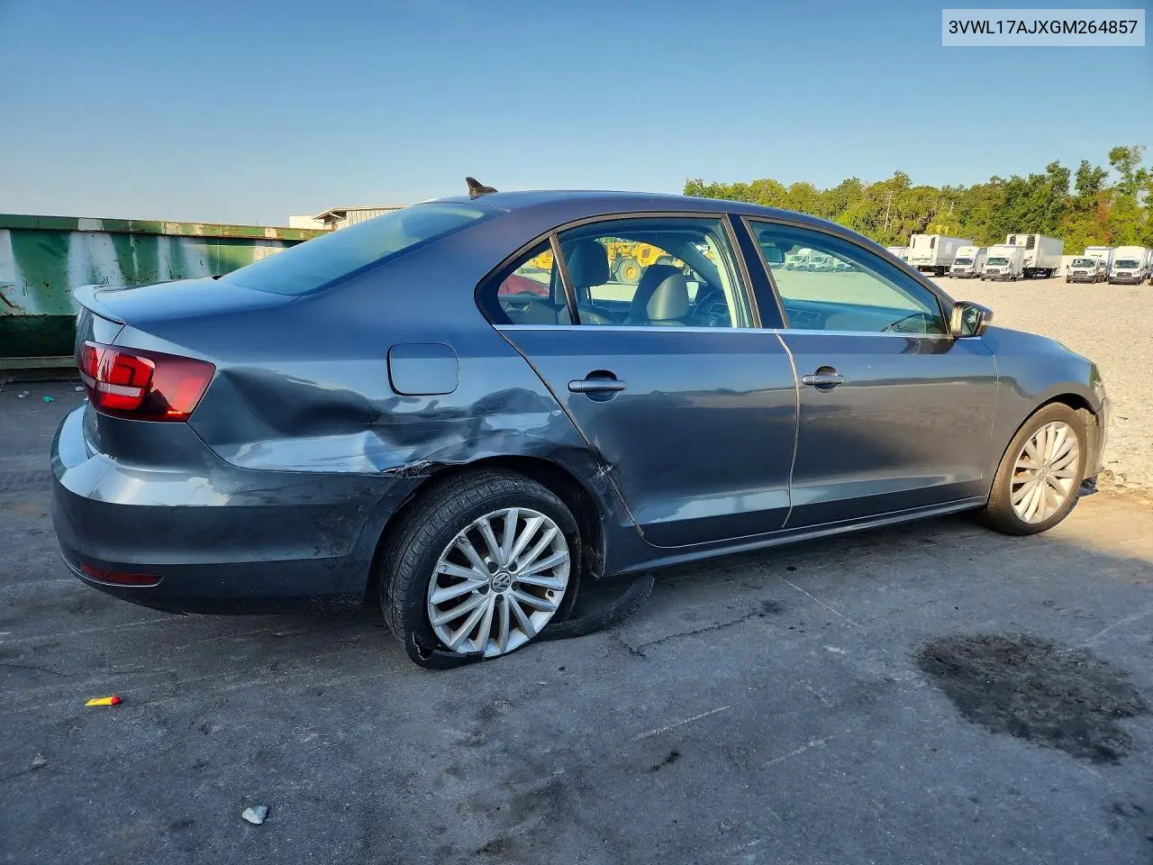 2016 Volkswagen Jetta Sel VIN: 3VWL17AJXGM264857 Lot: 60188756