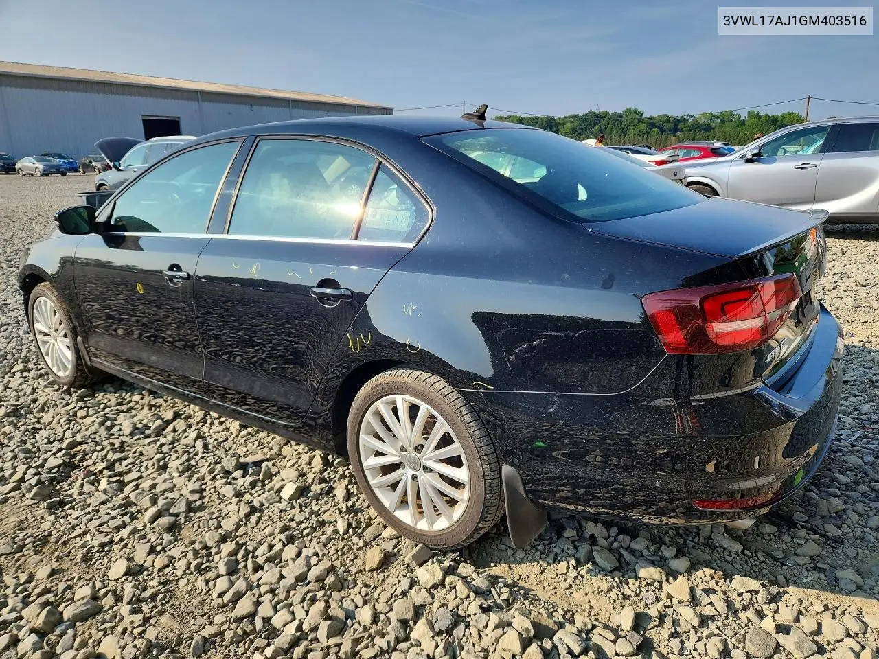 2016 Volkswagen Jetta Sel VIN: 3VWL17AJ1GM403516 Lot: 61796166