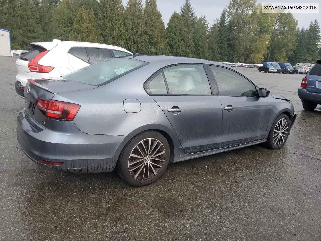 3VWB17AJ6GM302015 2016 Volkswagen Jetta Sport
