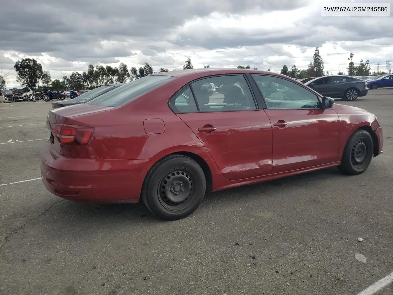 3VW267AJ2GM245586 2016 Volkswagen Jetta S