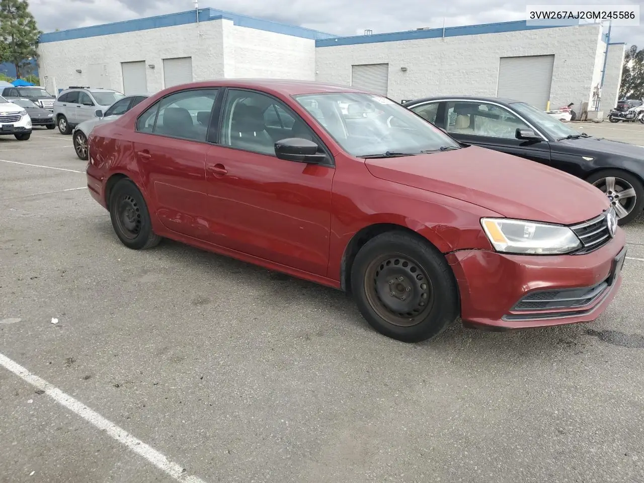 3VW267AJ2GM245586 2016 Volkswagen Jetta S