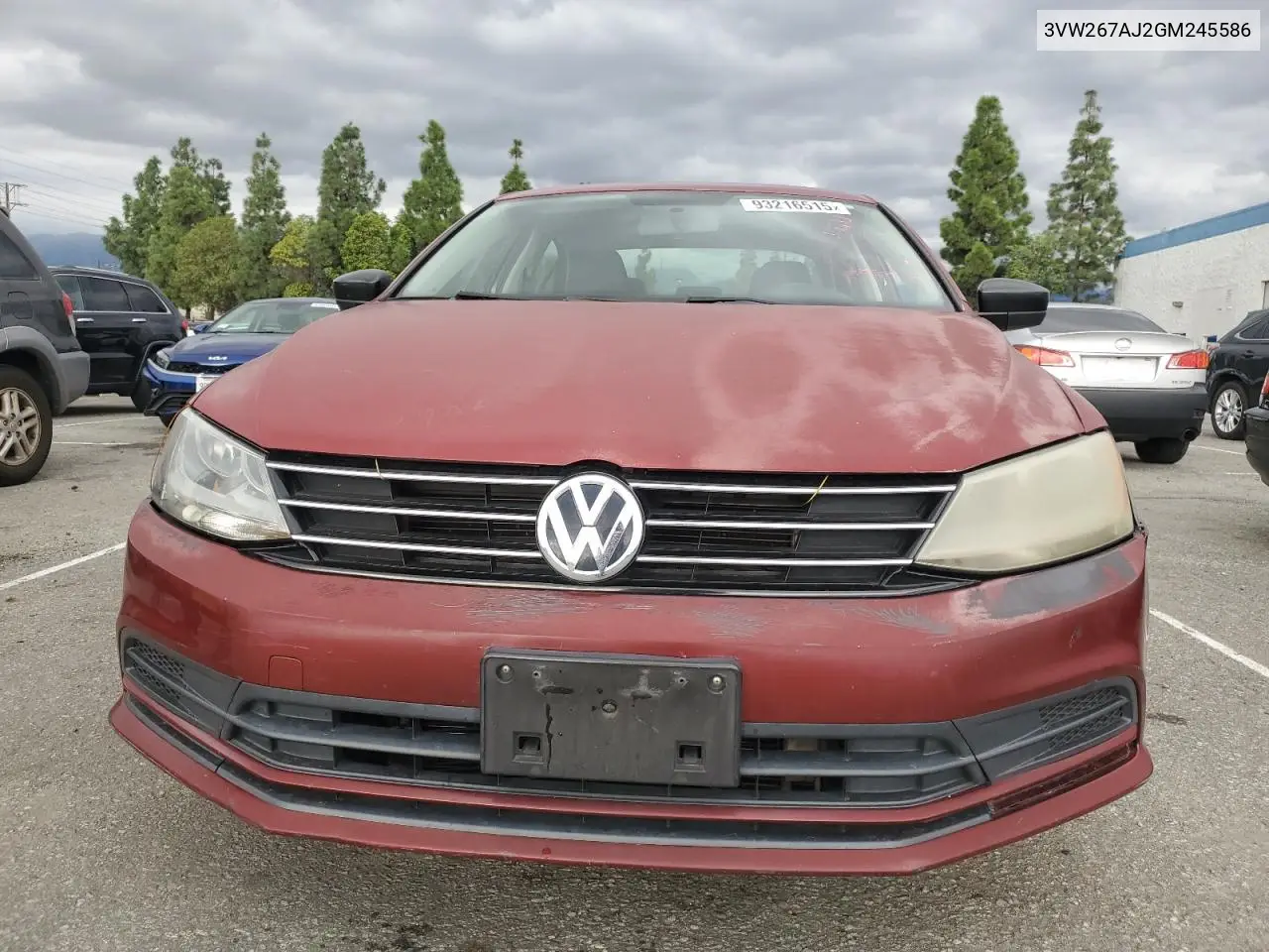 3VW267AJ2GM245586 2016 Volkswagen Jetta S