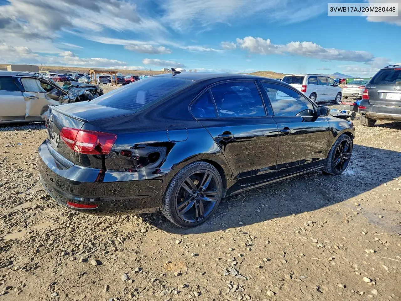 3VWB17AJ2GM280448 2016 Volkswagen Jetta Sport