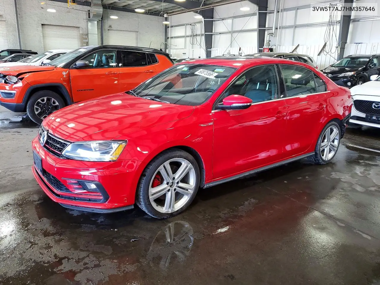2017 Volkswagen Jetta Gli VIN: 3VW5T7AJ7HM357646 Lot: 60875566
