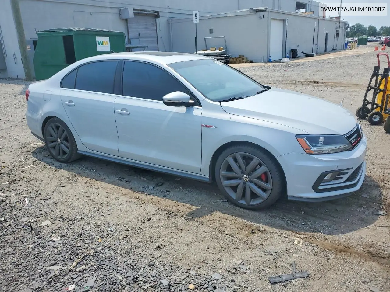 2017 Volkswagen Jetta Gli VIN: 3VW4T7AJ6HM401387 Lot: 61088006
