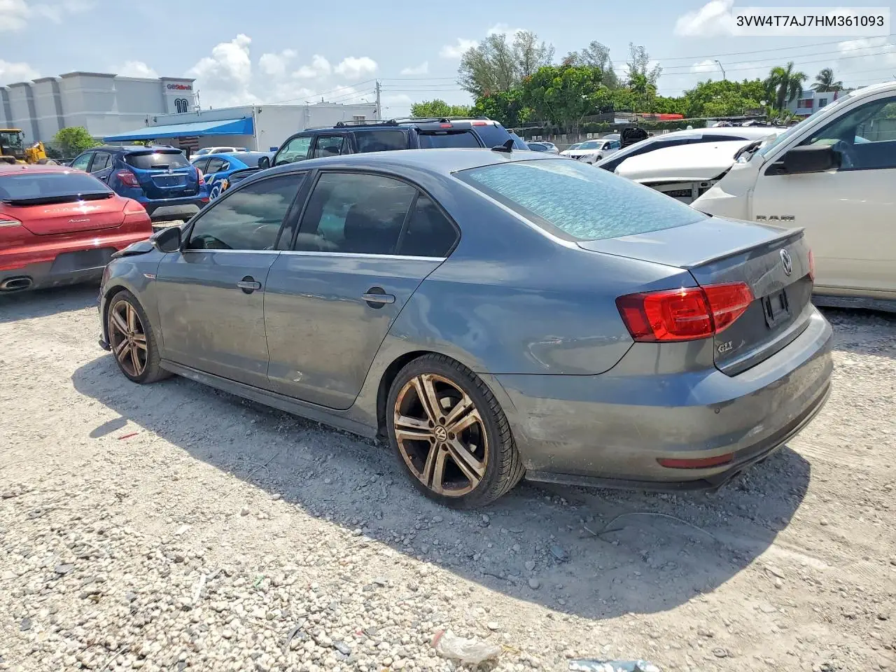 2017 Volkswagen Jetta Gli VIN: 3VW4T7AJ7HM361093 Lot: 61177736