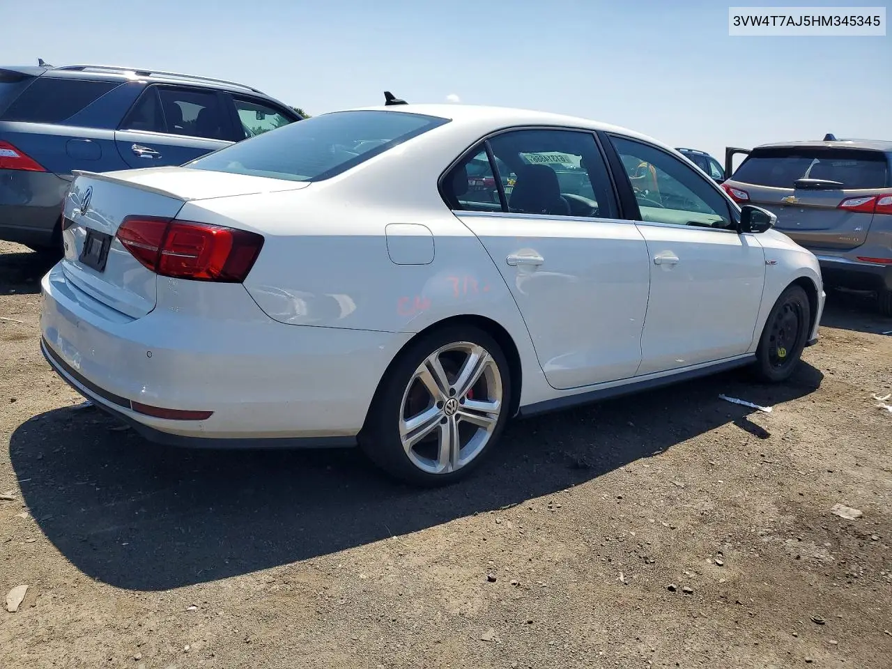 2017 Volkswagen Jetta Gli VIN: 3VW4T7AJ5HM345345 Lot: 61314886