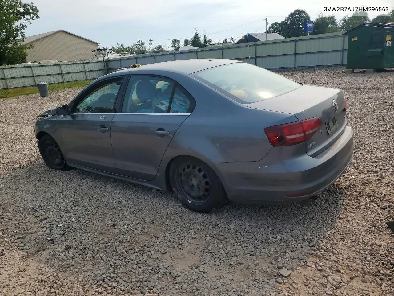 2017 Volkswagen Jetta S VIN: 3VW2B7AJ7HM296563 Lot: 61331246