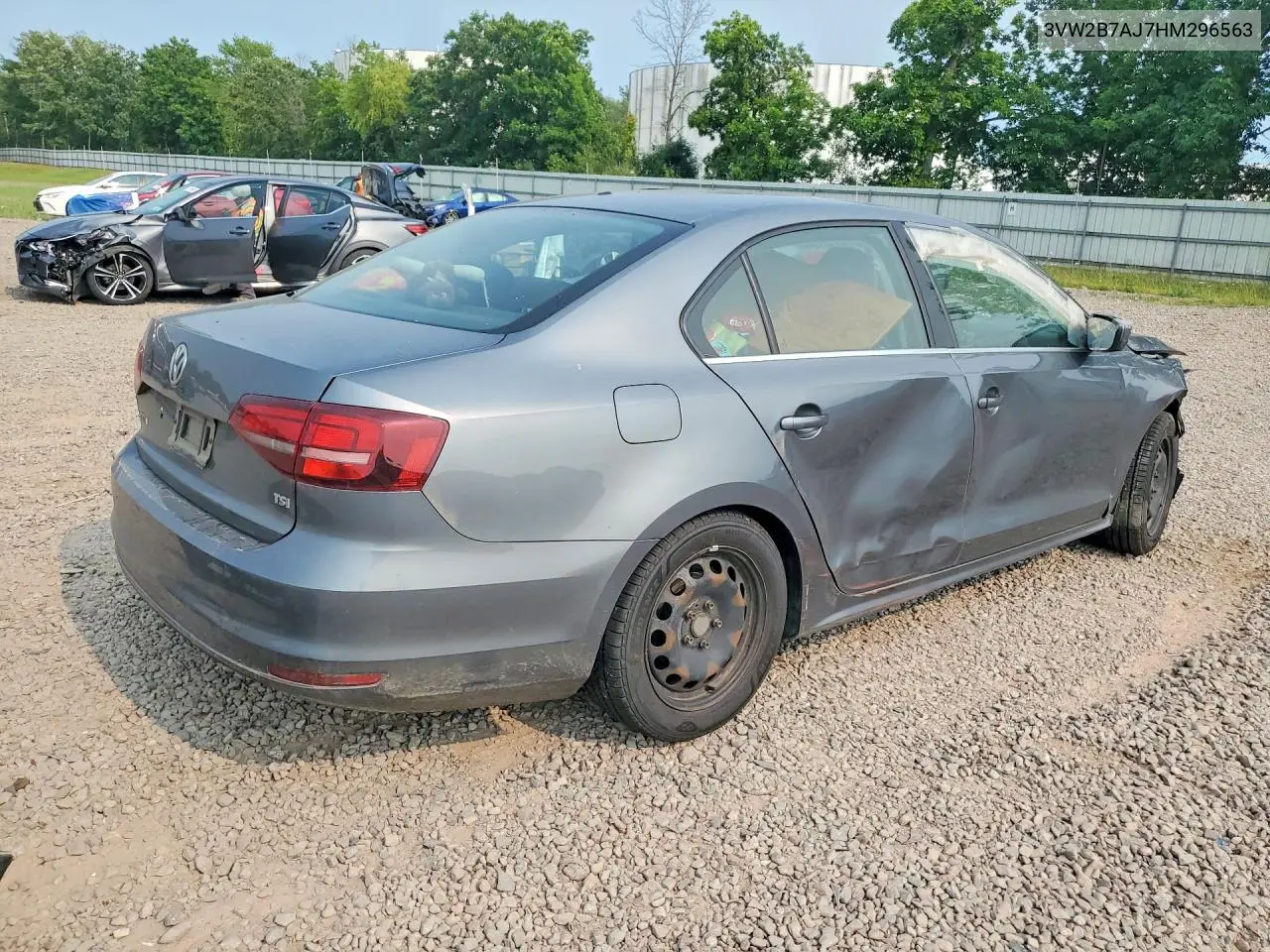 2017 Volkswagen Jetta S VIN: 3VW2B7AJ7HM296563 Lot: 61331246