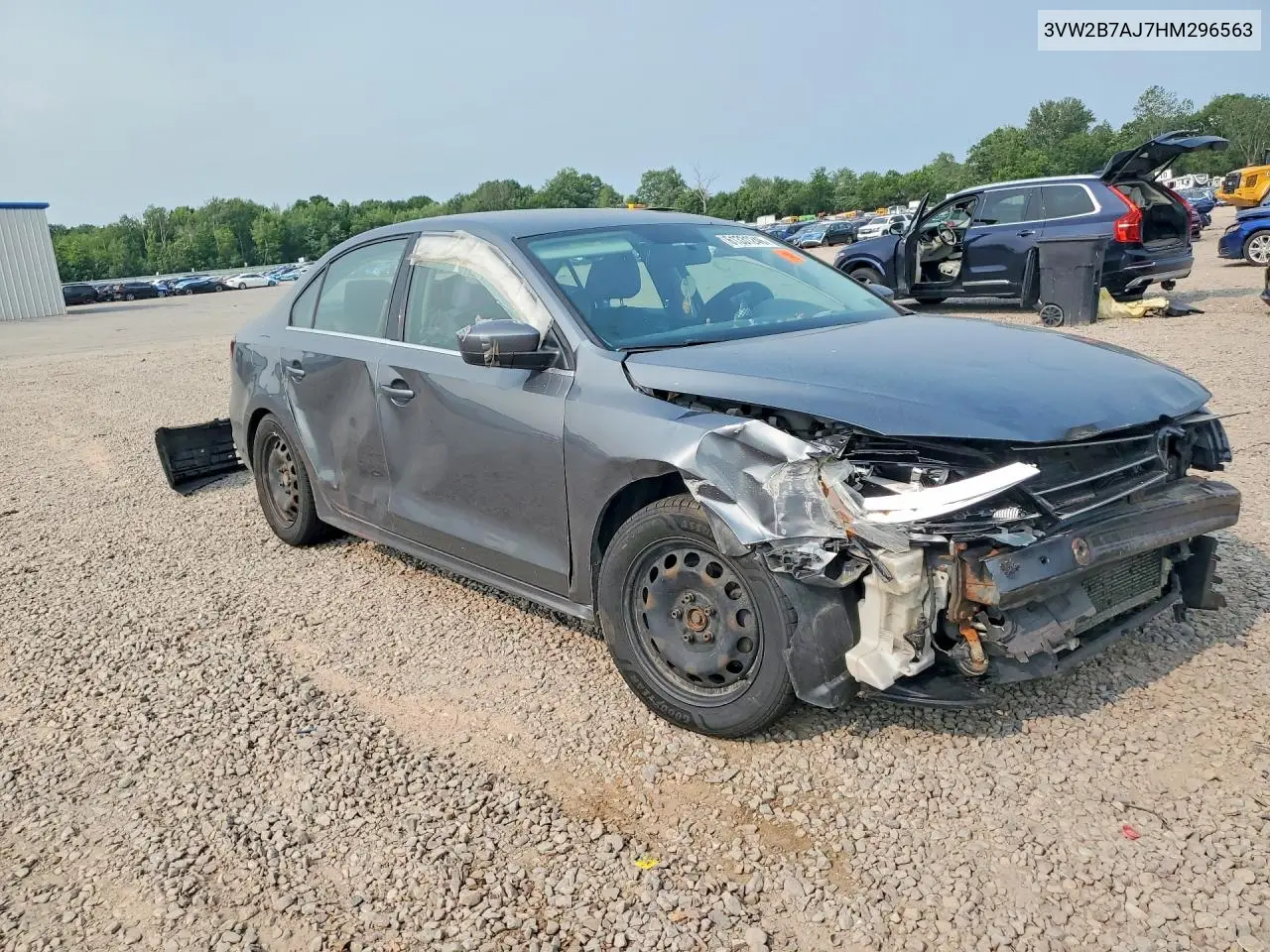 2017 Volkswagen Jetta S VIN: 3VW2B7AJ7HM296563 Lot: 61331246