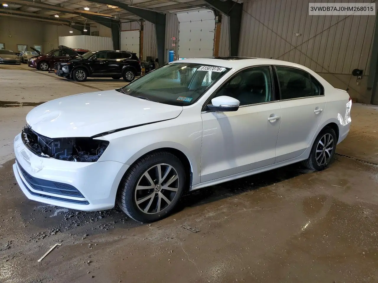 2017 Volkswagen Jetta Se VIN: 3VWDB7AJ0HM268015 Lot: 61507076