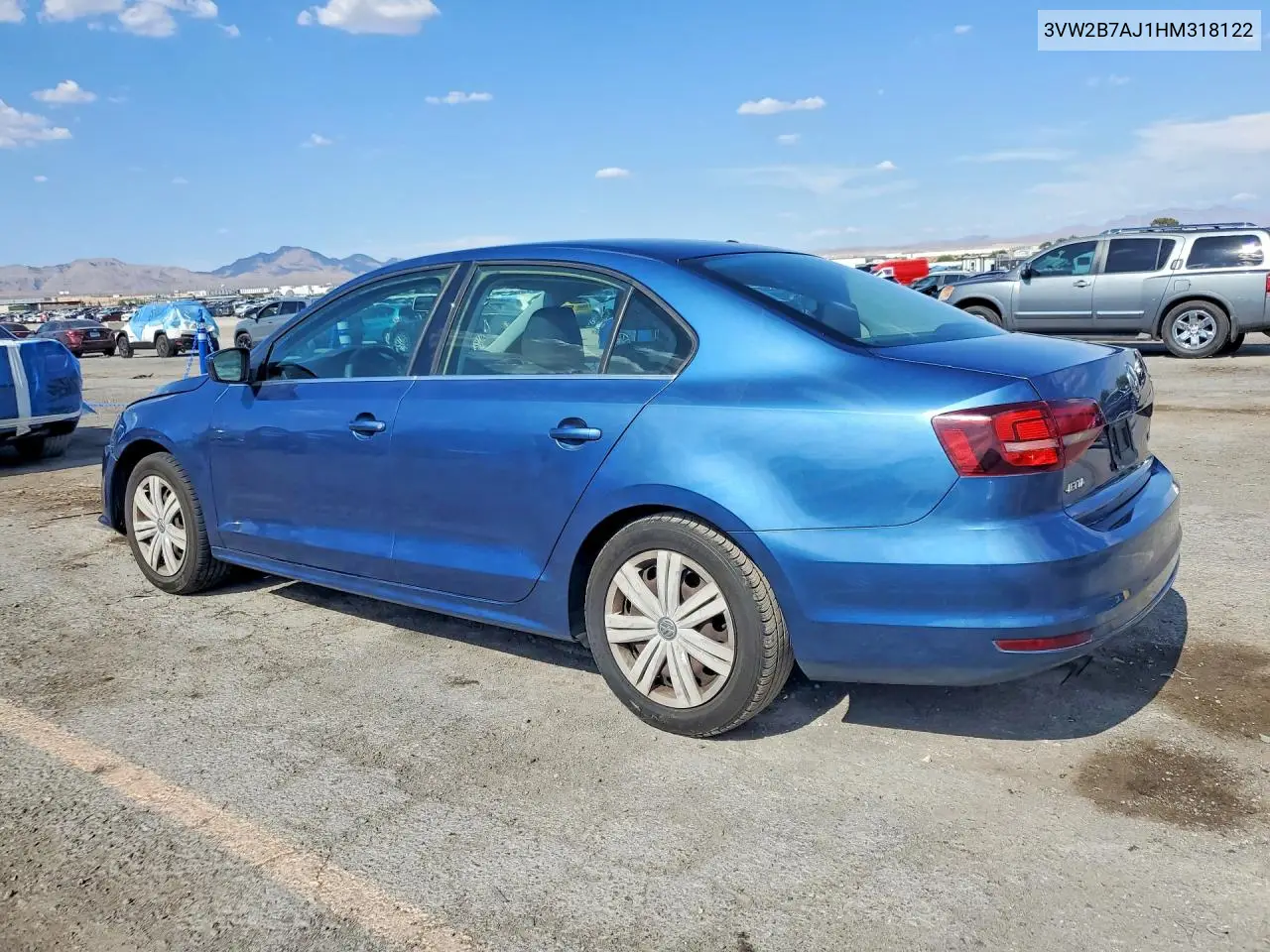 2017 Volkswagen Jetta S VIN: 3VW2B7AJ1HM318122 Lot: 61769236