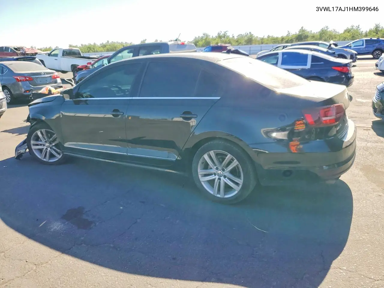 2017 Volkswagen Jetta Sel VIN: 3VWL17AJ1HM399646 Lot: 61771366