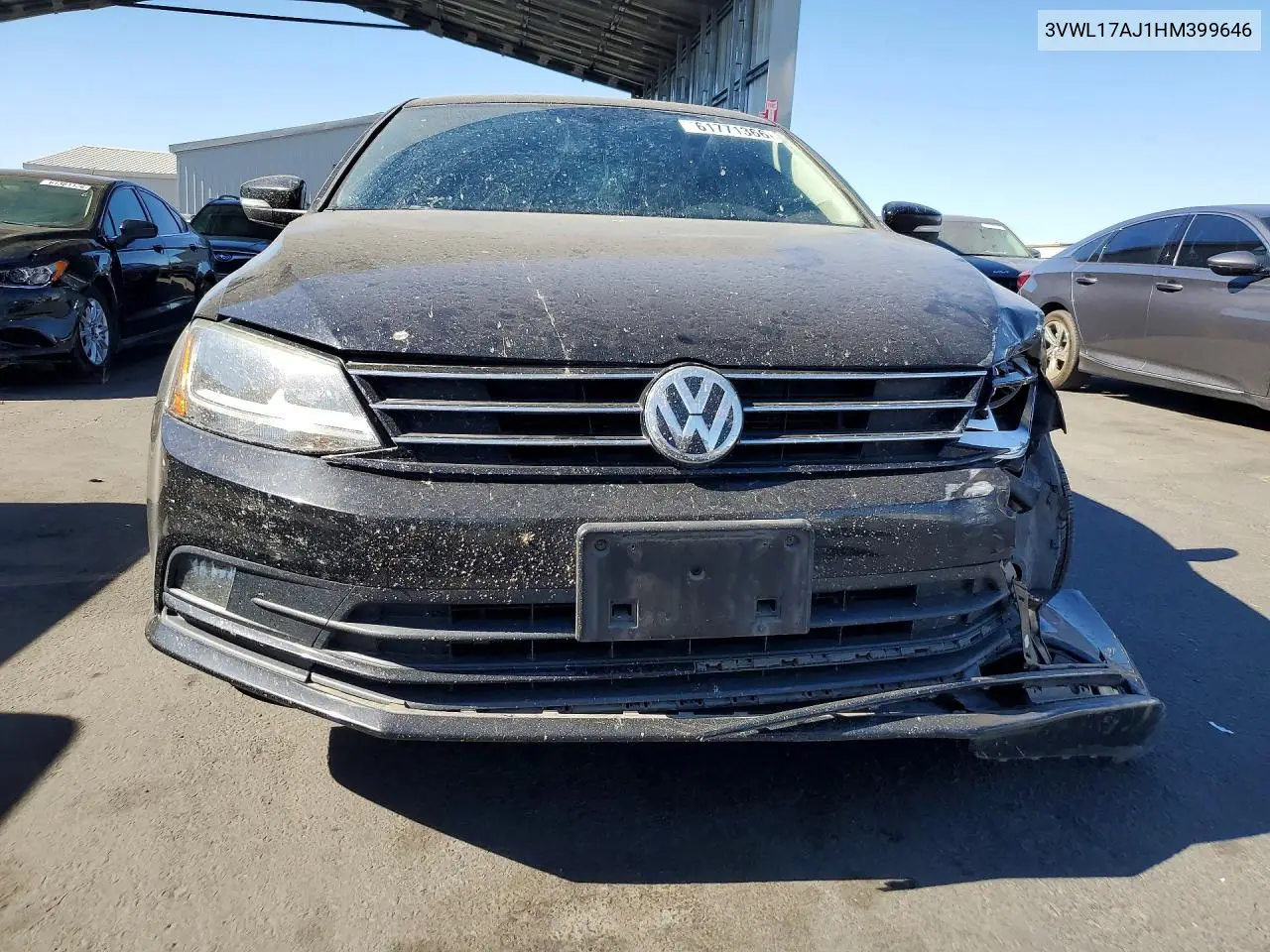2017 Volkswagen Jetta Sel VIN: 3VWL17AJ1HM399646 Lot: 61771366