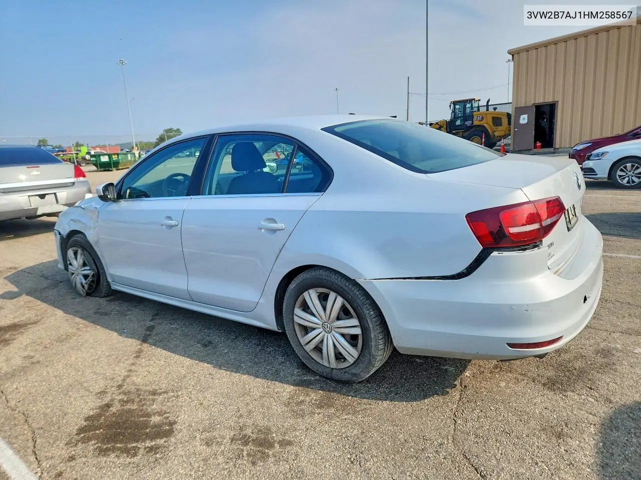 2017 Volkswagen Jetta S VIN: 3VW2B7AJ1HM258567 Lot: 61837086