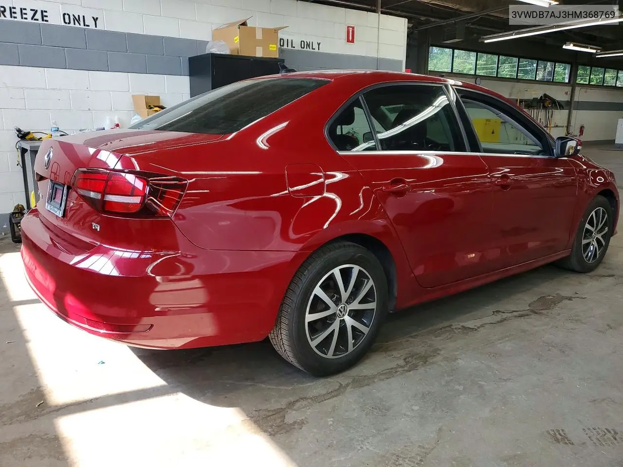2017 Volkswagen Jetta Se VIN: 3VWDB7AJ3HM368769 Lot: 62016476