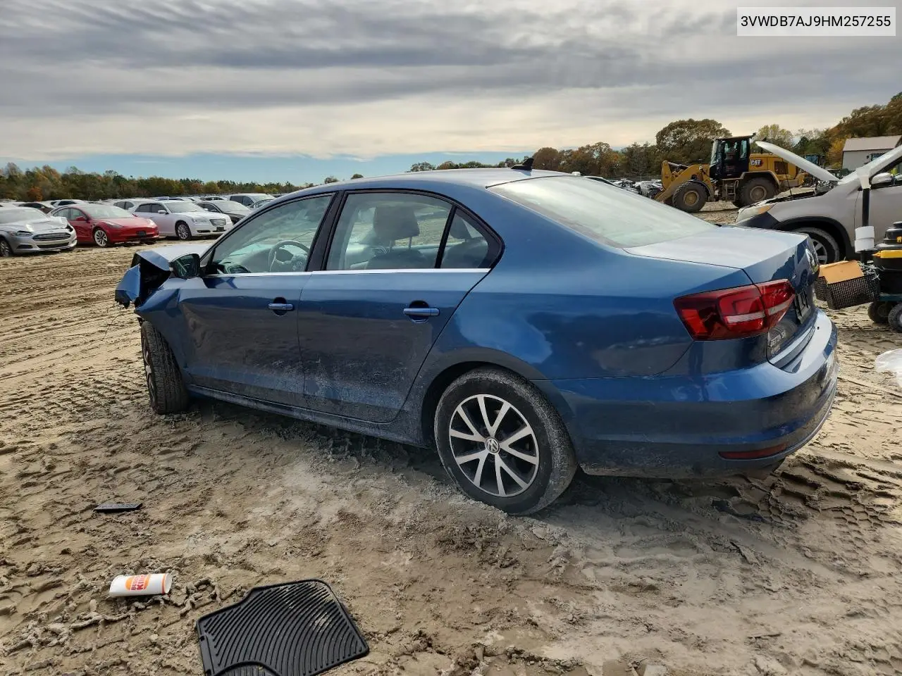 3VWDB7AJ9HM257255 2017 Volkswagen Jetta Se
