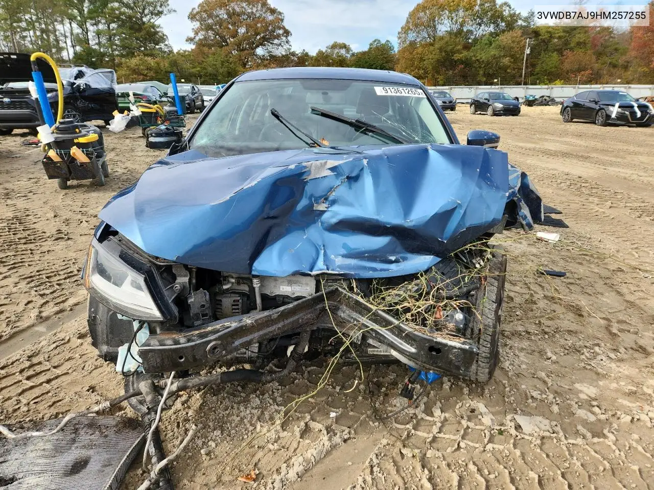 3VWDB7AJ9HM257255 2017 Volkswagen Jetta Se