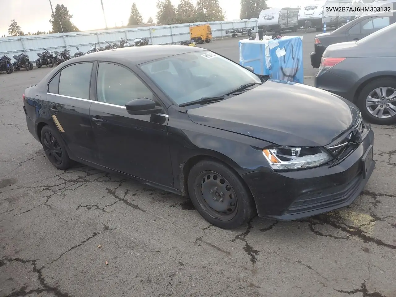 3VW2B7AJ6HM303132 2017 Volkswagen Jetta S