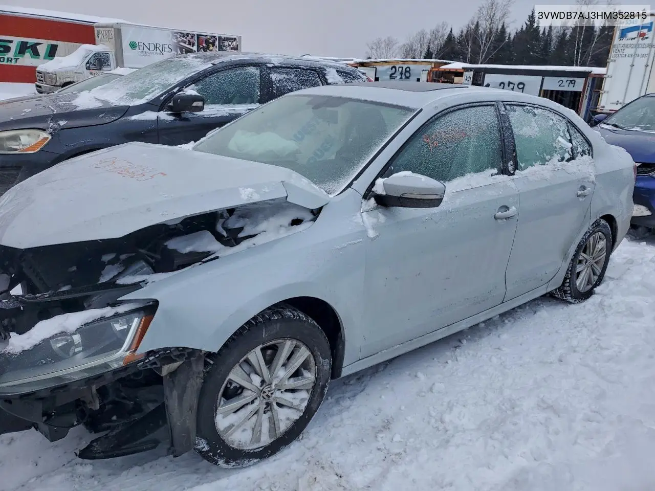 3VWDB7AJ3HM352815 2017 Volkswagen Jetta Se