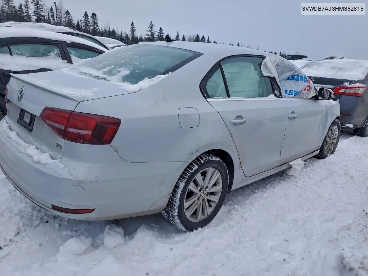 3VWDB7AJ3HM352815 2017 Volkswagen Jetta Se