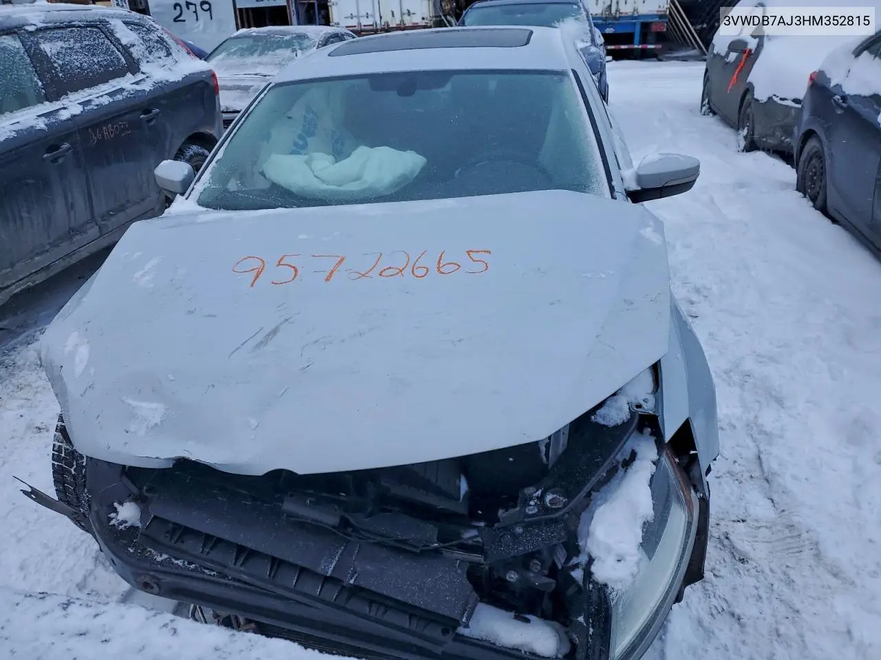 3VWDB7AJ3HM352815 2017 Volkswagen Jetta Se
