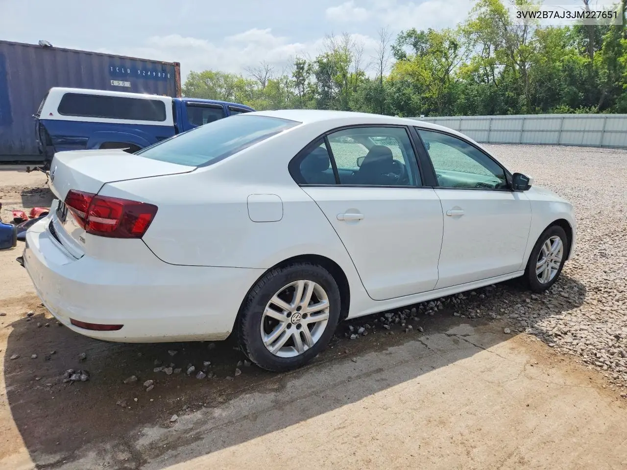 2018 Volkswagen Jetta S VIN: 3VW2B7AJ3JM227651 Lot: 59125916