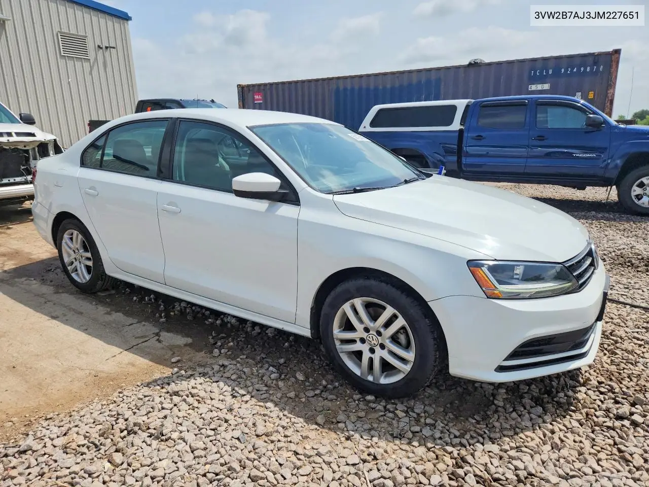 2018 Volkswagen Jetta S VIN: 3VW2B7AJ3JM227651 Lot: 59125916