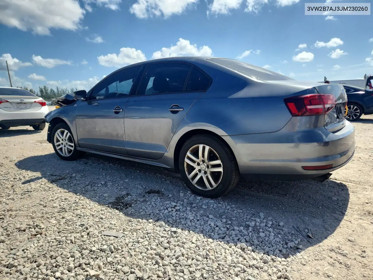 2018 Volkswagen Jetta S VIN: 3VW2B7AJ3JM230260 Lot: 61750256