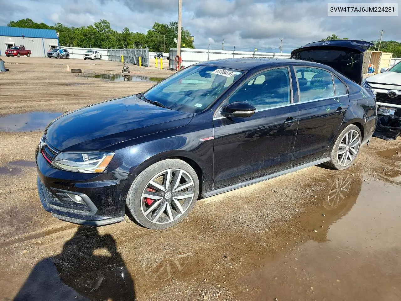 2018 Volkswagen Jetta Gli VIN: 3VW4T7AJ6JM224281 Lot: 61789476