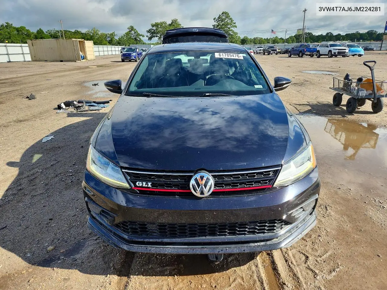 2018 Volkswagen Jetta Gli VIN: 3VW4T7AJ6JM224281 Lot: 61789476
