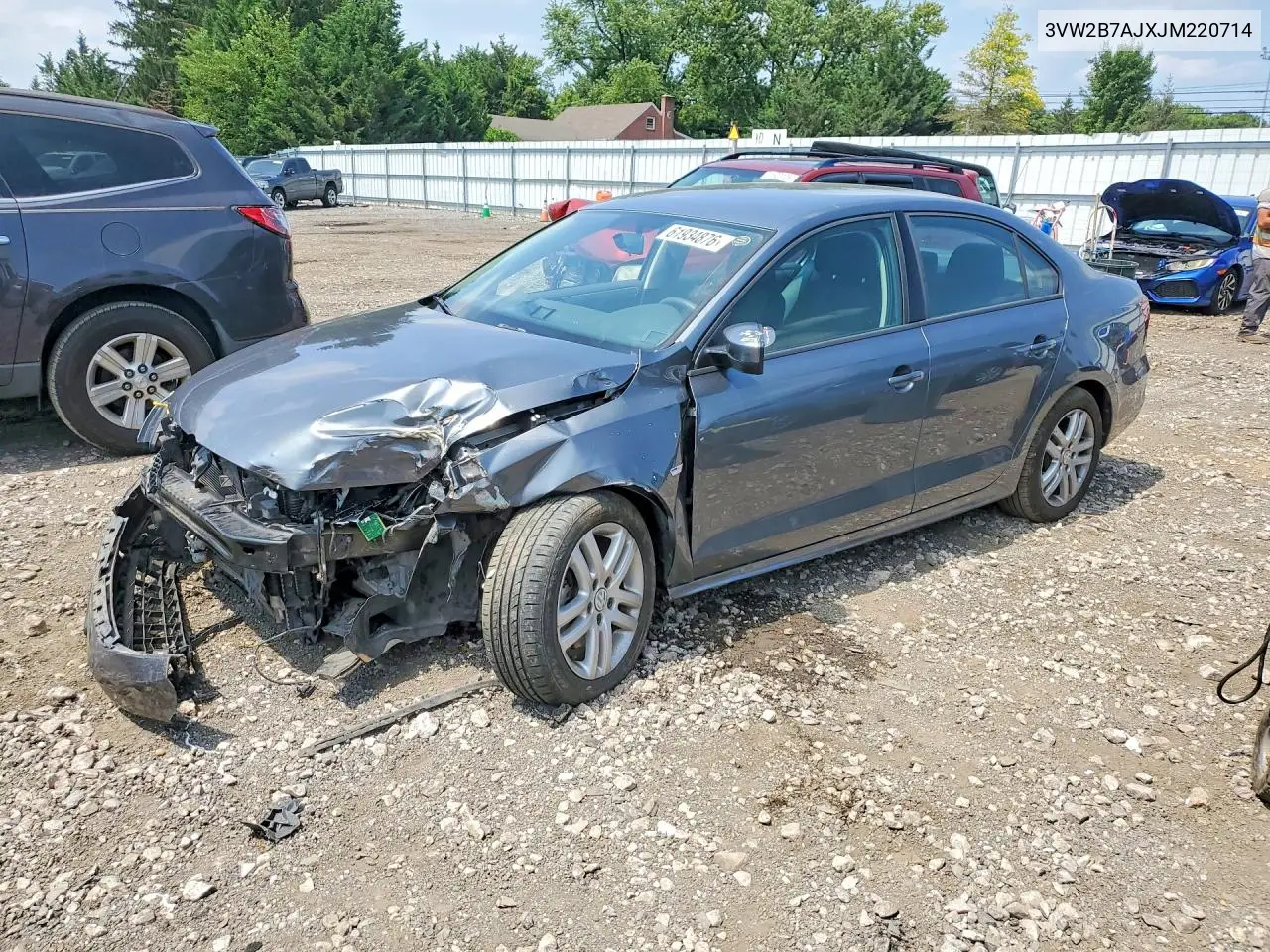 2018 Volkswagen Jetta S VIN: 3VW2B7AJXJM220714 Lot: 61934876