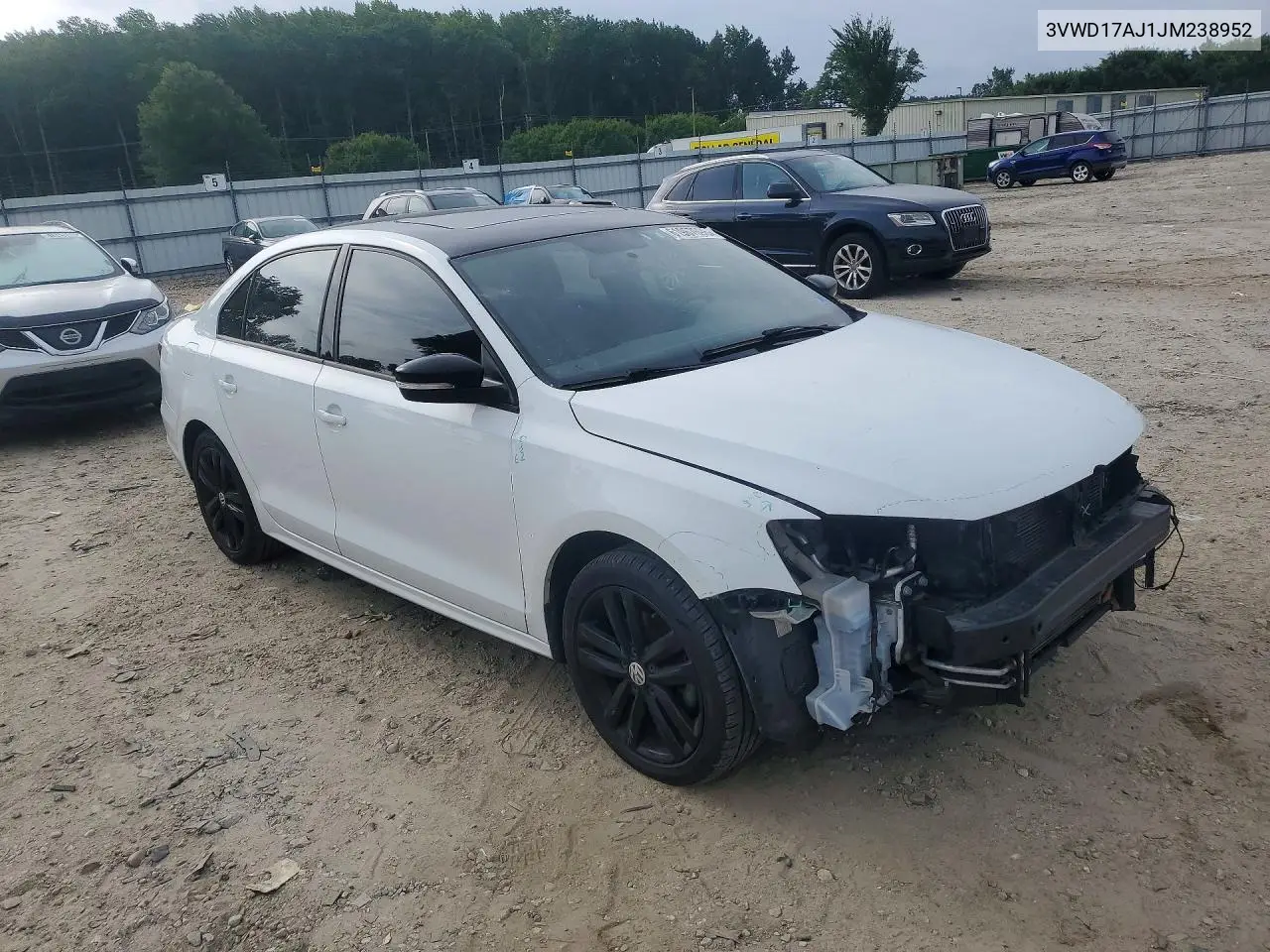2018 Volkswagen Jetta Sport VIN: 3VWD17AJ1JM238952 Lot: 61967696