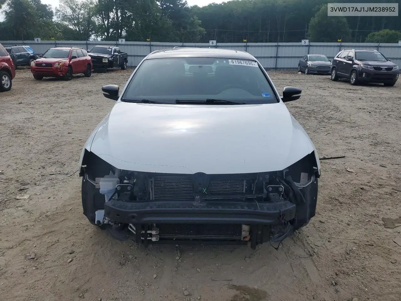 2018 Volkswagen Jetta Sport VIN: 3VWD17AJ1JM238952 Lot: 61967696