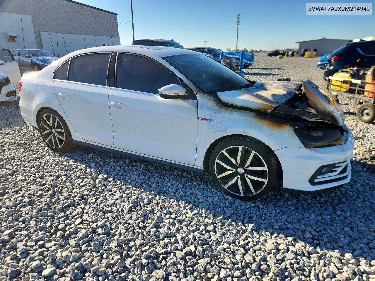 2018 Volkswagen Jetta Gli VIN: 3VW4T7AJXJM214949 Lot: 78599475
