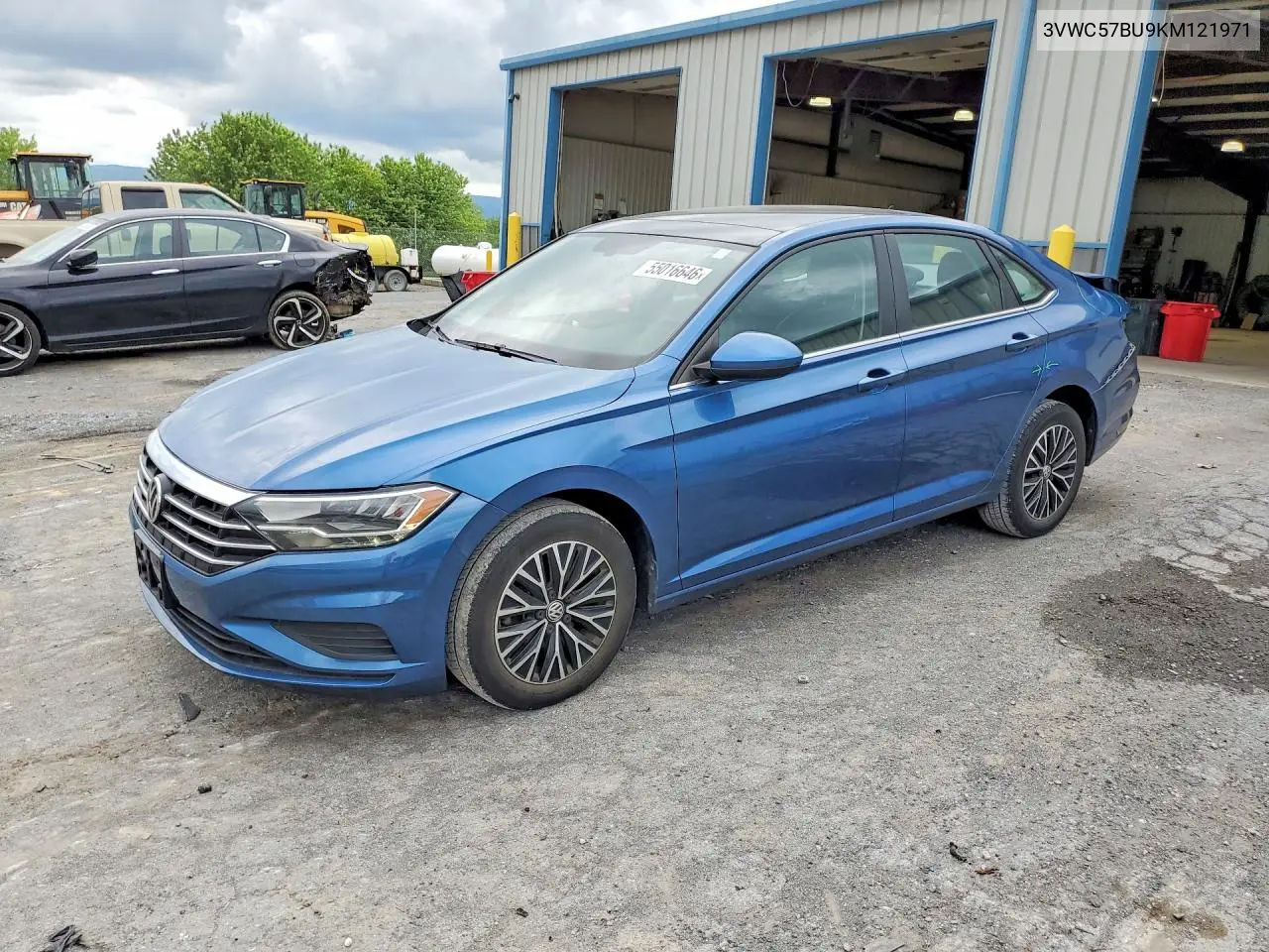 2019 Volkswagen Jetta S VIN: 3VWC57BU9KM121971 Lot: 55016646