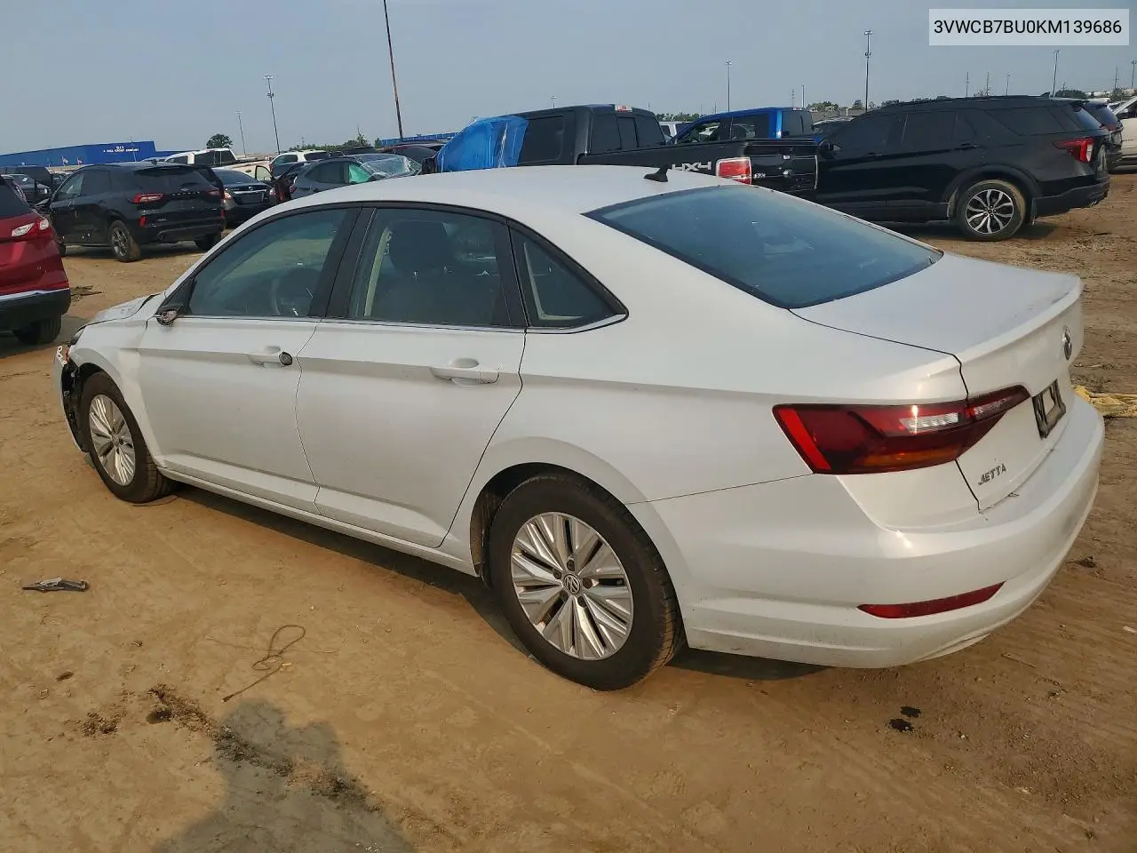 2019 Volkswagen Jetta S VIN: 3VWCB7BU0KM139686 Lot: 60174906