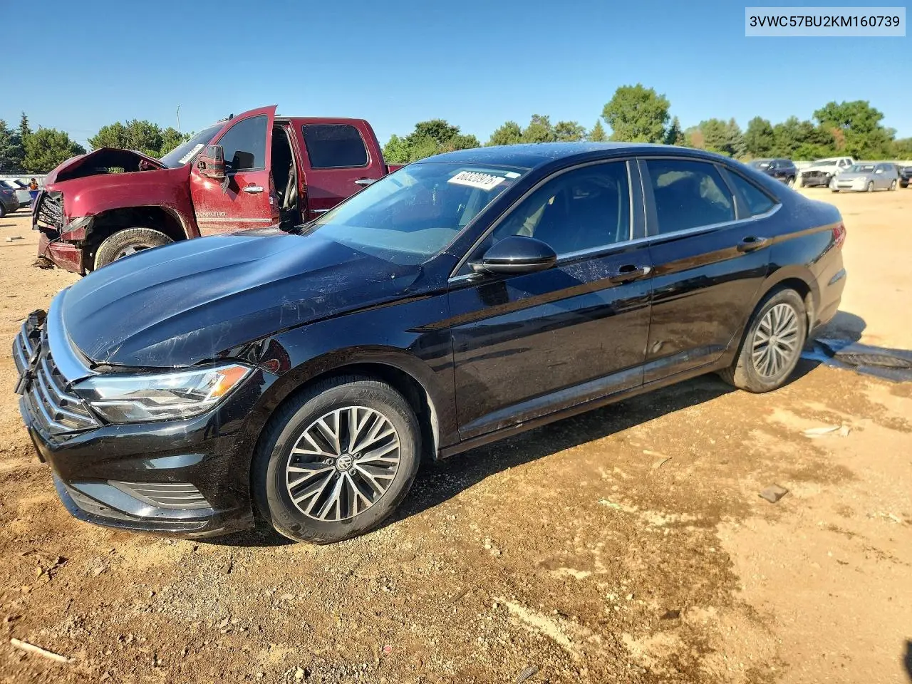 2019 Volkswagen Jetta S VIN: 3VWC57BU2KM160739 Lot: 60320976